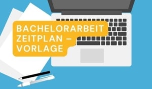 Bachelorarbeit-Zeitplan - Vorlage in Excel