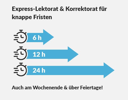 Express Lektorat für die Bachelorarbeit